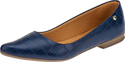 Sapatilha Lumiss Bico Fino (38, Croco azul)