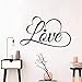 GUANYUN Home Innendekoration Aufkleber Wandtattoo Kunst romantische Liebe Wandaufkleber Aufkleber Schlafzimmer Zimmer Hausdekoration Vinyl Wandaufkleber Wandbild Kopfteil Hintergrund Poste68X42 cm