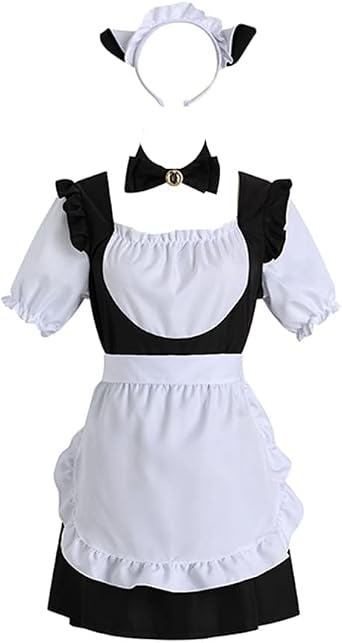 Ladies Maid Outfit Japanese Anime Cosplay Lace Sexy French Maid Lingerie Set