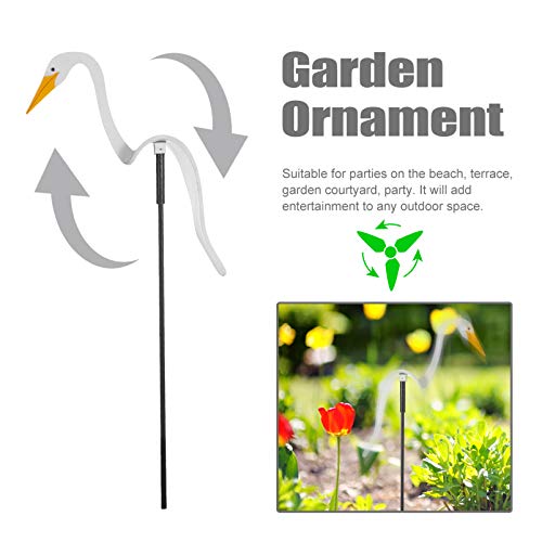 Yardwe Flamingo Jardim Jogo Do Pátio Girador Do Vento Ao Ar Livre à Prova de Vento Decorativo Escult