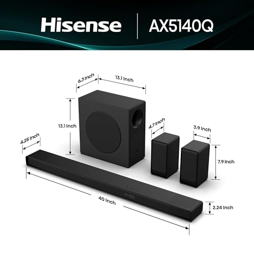 Image of Bundle of Hisense 55 inch U6 TV with AX5140Q soundbar