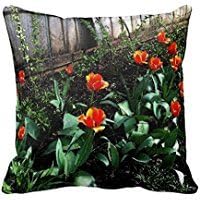 Tulip Watercolor 18*18 pillow Case
