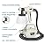 Tilswall Paint Sprayer, 800W HVLP 1200ML/Min Electric Spray Paint Gun with 2.5M Air Hose, 1300ML Detachable Container, 3 Nozzle Sizes & 3 Patterns, Power Painter for Furniture, Cabinet (White)