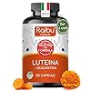 Integratore Occhi con Luteina e Zeaxantina Alto Dosaggio - 50 mg Luteina e 12,5 mg Zeaxantina - Integratore Vista con Vitamina A & B2 - Estratto Naturale di Fiori di Calendula - Scorta per 4 mesi