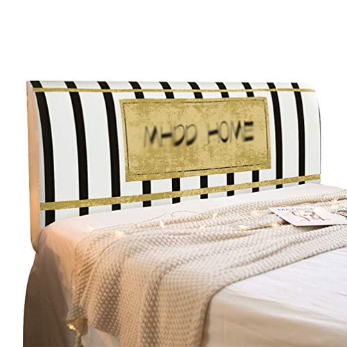 LaoZan Funda para Cabecero Antideslizante Estiramiento Cover Cama A Prueba De Polvo Cubierta Cabecera Respaldo Decoración Lavable (Estilo...