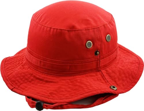 Image of KBETHOS Unisex Washed Cotton Bucket Hat Summer Outdoor Cap