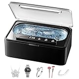 Ultraschallreinigungsgerät 47 kHz Brillenreinigungsgerät 330 ml Drei Timer-Modi Ultraschallgerät Ultraschallreiniger für Zahnspangen, Brillen, Schmuck Ultrasonic Cleaner