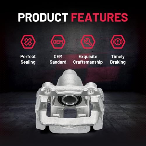 Image of BDFHYK 19-B2677 19-B2676 Rear Disc Brake Caliper Assembly Compatible with Honda Odyssey 2002 2003 2004 3.5L V6, GAS 2pcs