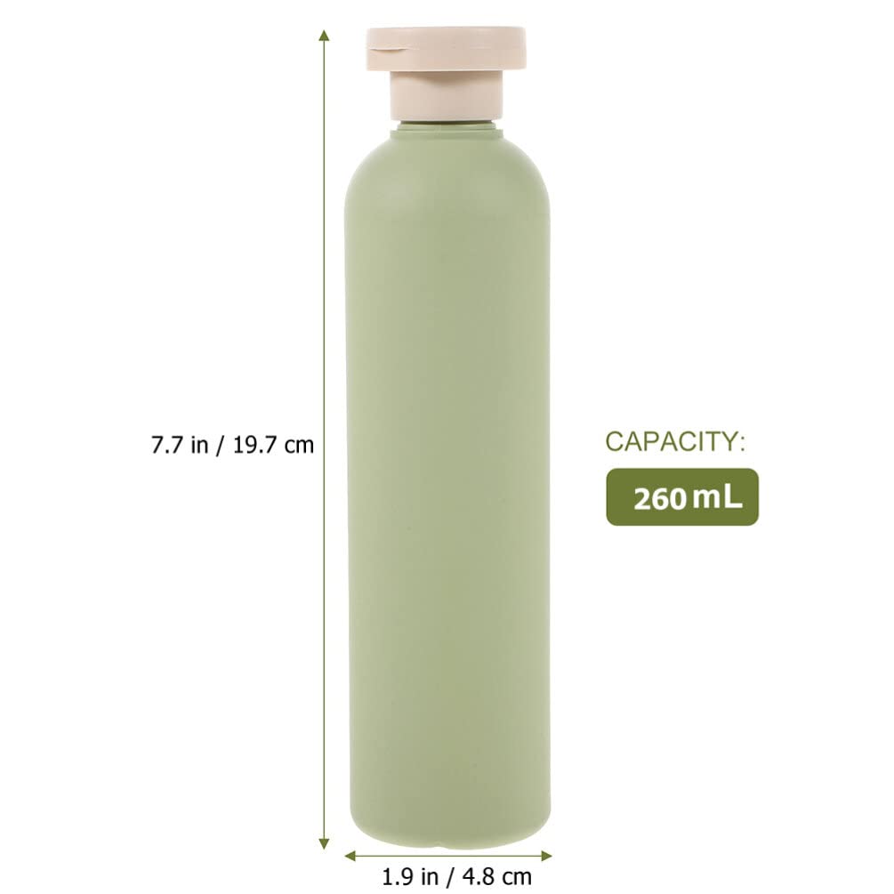 Ipetboom Refillable Travel Squeeze Bottles - 2PCS 9.1oz Toiletries Lotion Container Squeeze Bottles - Squeezable Travel Size Containers for Shampoo Conditioner