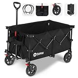 Sekey XXL Plus Bollerwagen Faltbar 200L 150KG Tragkraft, Faltbarer Bollerwagen...