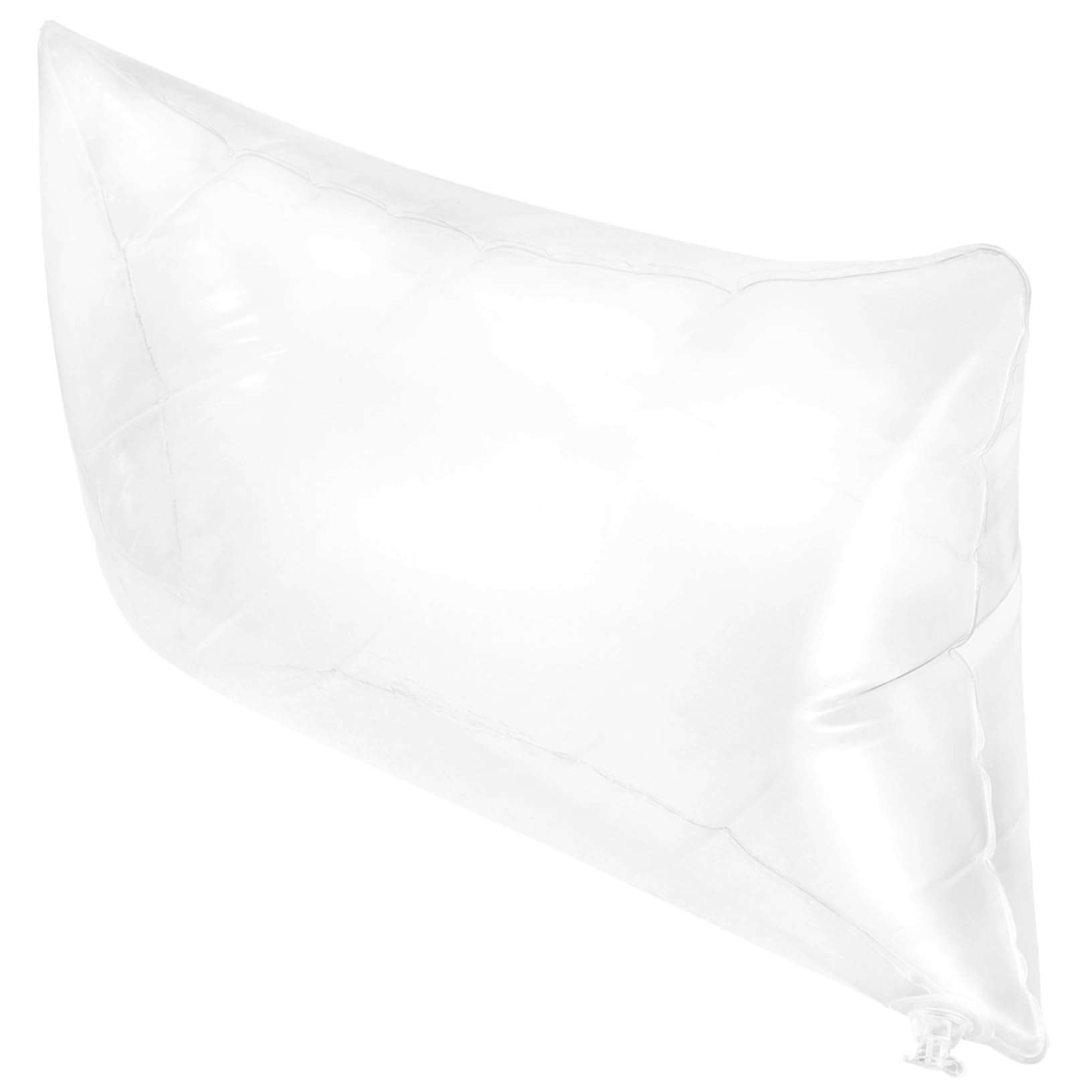Zerodeko 4 Pièces Oreiller Long Gonflable Équipement De Camping Canapé Oreiller De Camping Coussin Gonflable Coussins Gonflables D'extérieur Coussin Transparent Coussin De Camping PVC
