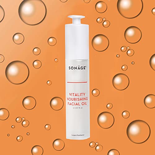 Sonage Vitality Nourishing Facial Oil | Hydrates And Locks In Moisture |Facial Oil Infused With 10 Botanicals, Antioxidants And Omega Acids | Gentle For All Skin Types #TOP5