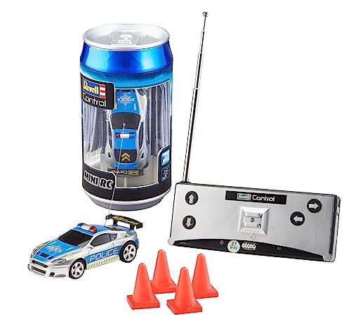 Revell Control Mini RC Car Police I Maßstab 1:43 I Authentisches Design,...