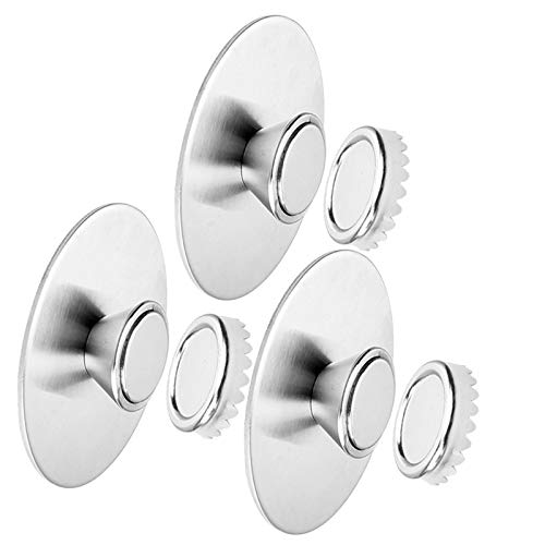 Lightofhope 3 PièCes Porte-Savon Porte-Savon MagnéTique Salle de Bain Tenture Murale Savon Ventouse Support pour Usage Quotidien Salle de Bain Fournitures Cover