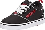 HEELYS Pro 20 (Little Kid/Big Kid/Adult) Black/White/Red 6 Big Kid, 6 Men's, 7 Women's M