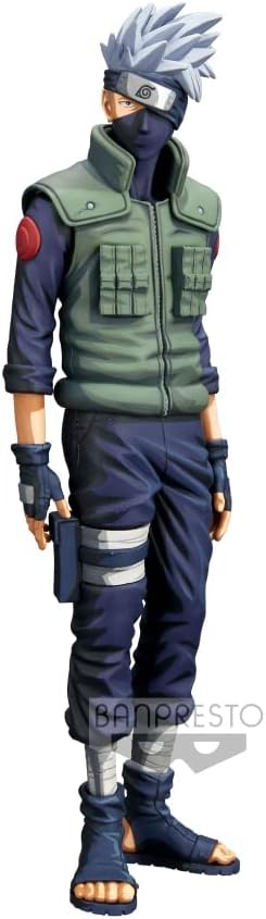 Banpresto Naruto Shippuden Grandista Hatake Kakashi (Manga Dimensions) Collectible Figure, 30 cm Height