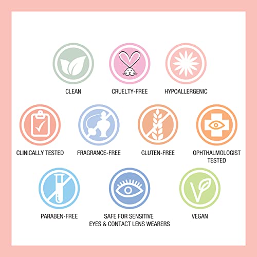Physicians Formula, Mineral Wear Diamond Mascara, Multi-use Clear Mascara for Brows and Eyelashes with Lustrous Diamond Dust - Image 3