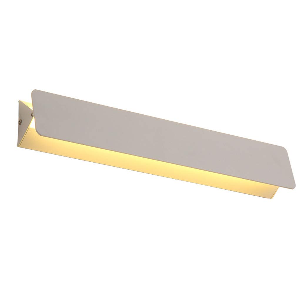 Lampe de miroir de bain LED blanche et moderne pour meuble de toilette étanche