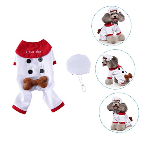 Disfraz para perro BESPORTBLE tamaño S blanco miniatura 2