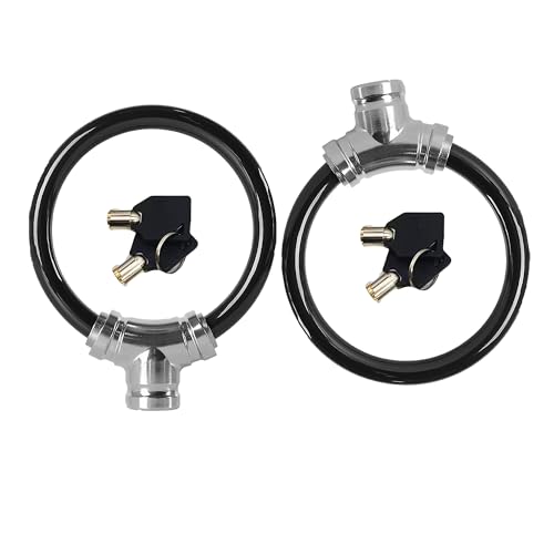 MyyYiTar 11mm 7-Pin Zinc Alloy Bike Lock with Keys