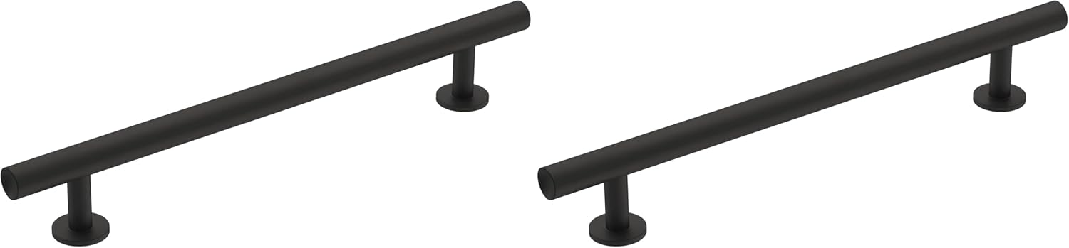 Amerock | Cabinet Pull | Oil Rubbed Bronze | 10-1/16 inch (256 mm) Center-to-Center | Radius | 1 Pack | Drawer Pull | Cabinet Handle | Cabinet Hardware