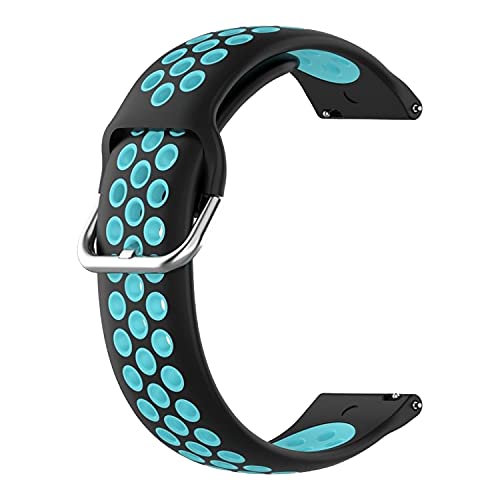 Image of ACM Watch Strap 22mm compatible with Boat Flash Edition Smartwatch | Silicone Belt Breatheable Dual Color Dot Band