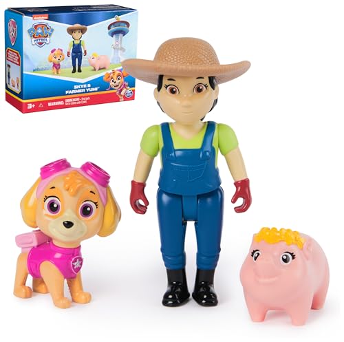 Paw Patrol Skye, Farmer Yumi & Piggie Figures, Kids Toys for Boys and Girls Ages 3 and Up by Paw Patrol - Used condition - US$9.89