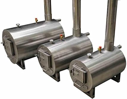 Northern Lights Group Wood Fired Hot Tub Heater - Wood Fired Pool Heater - Large 100,000 BTU