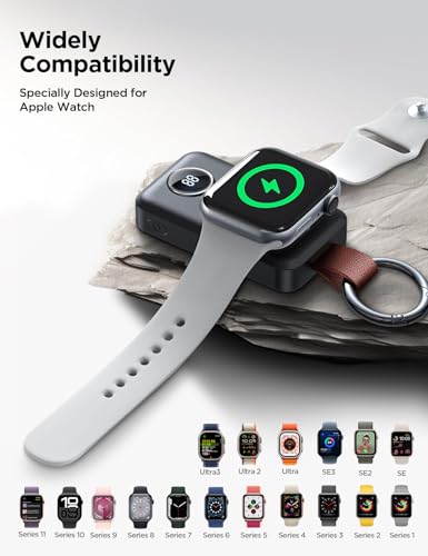 JOYROOM Kabelloses Ladegerät für Apple Watch Serie 11/10/9/8/7/6/5/4/3/2/1/SE/SE2/SE3, Ultra 3/Ultra 2/Ultra… – Ansicht 6