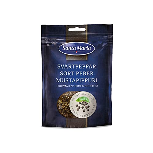 Santa Maria Ground Coarse Black Pepper Refill Pack 65g