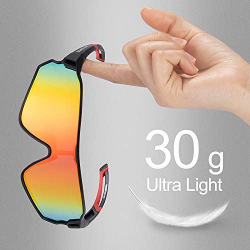Image of ROCKBROS Polarized Sports Sunglasses Men Women - UV400 Protection Goggle with Myopia Frame for Running Cycling Driving