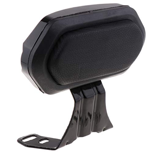 Kesoto Durable Motorcycle Sissy Bar Rear Passenger Back Rest Backrest Pad Cushion Universal Suitable for Motorcycle
