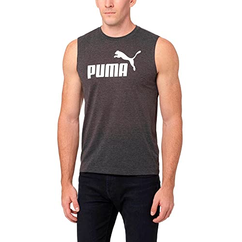 PUMA Men's Essential No 1 Logo Sleeveless Tee