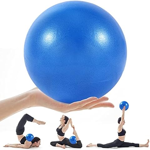 SUKELURER Soft Pilates Ball, 25cm Mini Gym Ball, Barre Ball for Pilates, Yoga and Light Resistance Exercises (Office & Home & Gym) Cover