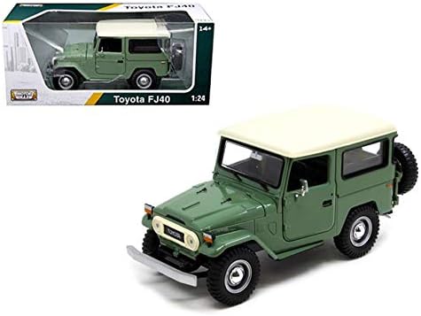 StarSun Depot Toyota FJ40 Medium Green 124 Model Car de Motormax
