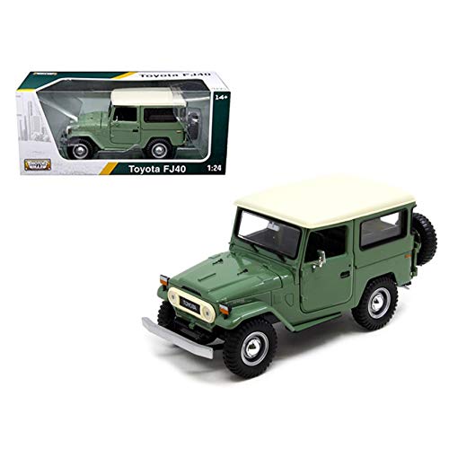Amazon.com: StarSun Depot Toyota FJ40 Medium Green 1/24 Model Car