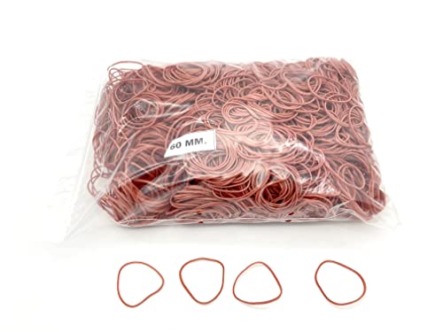 Progom - Gomas Elasticas - 60(ø38) mm x 1.7mm - rojo - Bolsa de 1kg Cover