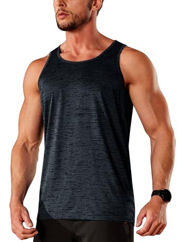 TACVASEN Men's Tank Tops Quick Dry Sleeveless Workout Muscle Shirt Athletic Bodybuilding Gym Performance Tee Shirts2