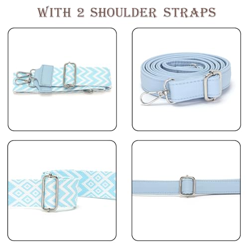 25x20cm Umhängetasche Damen Klein Crossbody Bag Stylish Vegan Leder Schultertaschen Hobo bag Handtasche mit Breitem Gurt für Alltag – Bild 6