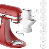 Gourmet Pasta Press Attachment for KitchenAid Stand Mixers, Pasta Press Maker for KitchenAid with 7 Interchangeable Pasta Plates