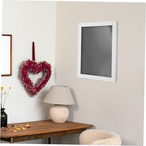 Vitrina de madera HEALLILY X con cristal protector para uniformes y recuerdos valiosos 6