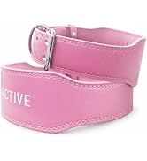 CHICK-ACTIVE Weightlifting Belt - Pro Leather Belt for Powerlifting, Squats & Deadlifts, Lower Ba...
