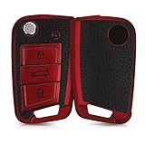 FLEXIBEL & ELASTISCH: Das TPU Silikon Schutzcover ist eine Abdeckung, die sich Deinem Zündschlüssel durch biegsames Silicon anpasst. Gleichzeitig ist die Auto Schlüssel Schutzhülle reißfest und rutschfest. Mit modischer Kunstleder Textur!