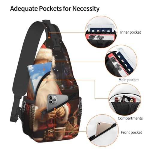 Bolso cruzado pequeño tipo sling para hiking unisex miniatura 4