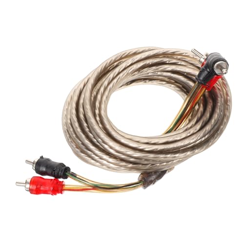 FELTECHELECTR Verstärkerkabel Audio-lautsprecherkabel Für Auto-endstufen Subwooferkabel Mit Kupferkonstruktion Geringer Signaldämpfung Und Hoher Übertragungsrate Für Klangqualität