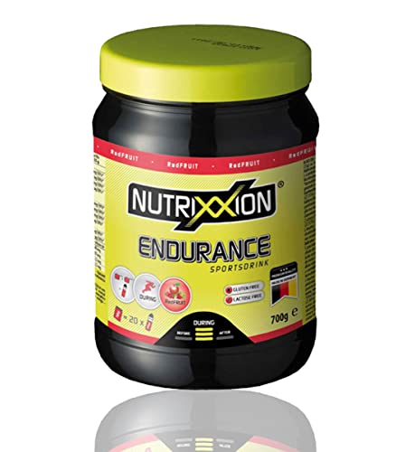 NUTRIXXION® | High Energy Drink Endurance, Energie Drink für Sportler, mit BCAA, Vitaminen & Mineralien, Redfruit | 700g Cover