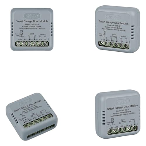 Gettimore Smart Garagentoröffner Schalter mit APP Fernbedienung, Sprachkompatibel mit Alexa, für ZigBee Home Automation