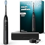 【2025年モデル】フィリップス 電動歯ブラシ ソニッケアー プロテクトクリーン 5300 (プレミアムクリーンブラシヘッド/充電器台・トラベルケース付き) HX7101/07 ブラック 【Amazon.co.jp限定】