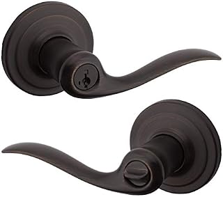 Kwikset Tustin Hebel mit SmartKey in venezianische Bronze/Standardverpackung