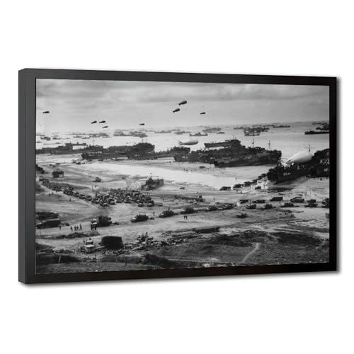 Impression sur toile World War 2 pour salon tableau de guerre 20x30cm